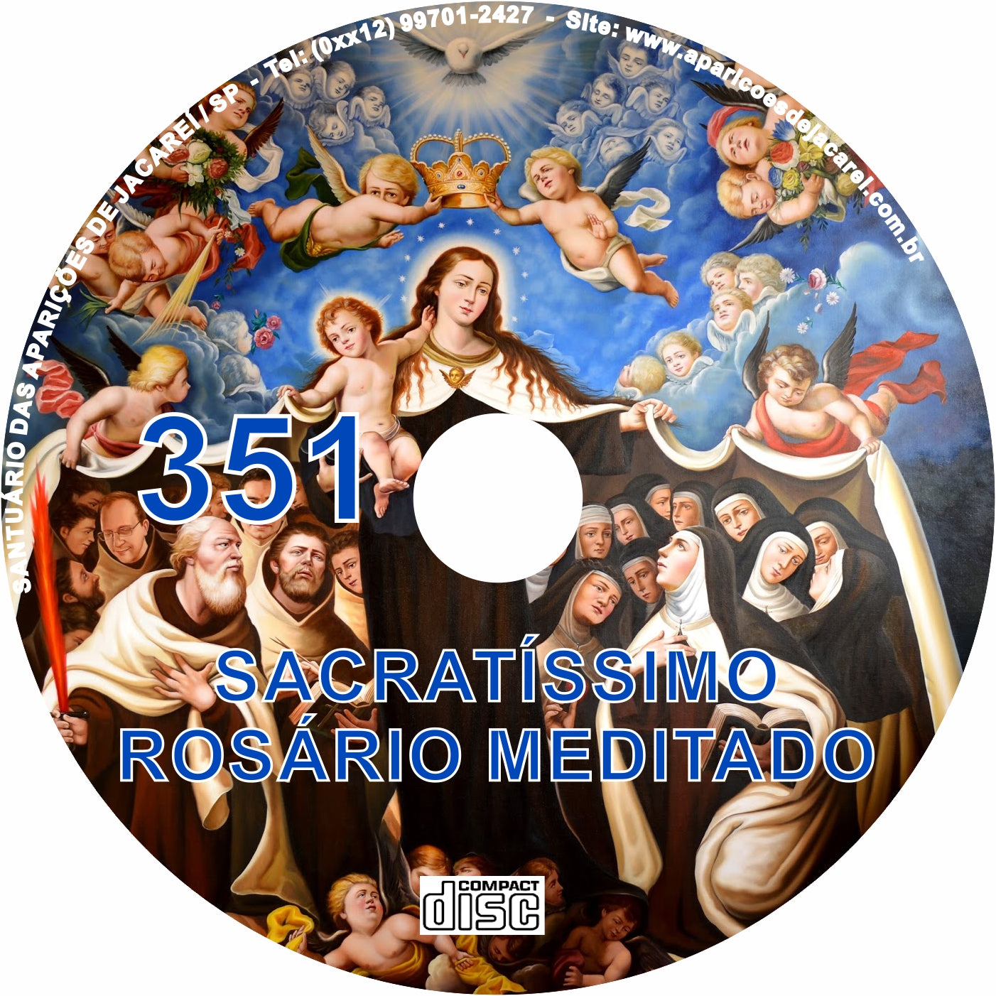 CD Rosário Meditado 351 CD Rosário Meditado 351